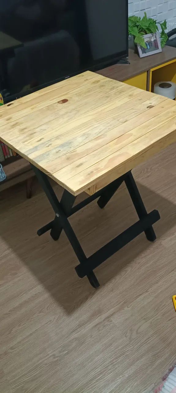 Mesa 60x60 Pinus Aparelhado Qualidade - Foto 2