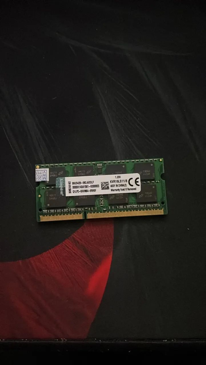 Memoria RAM de notebook - 8GB ddr3