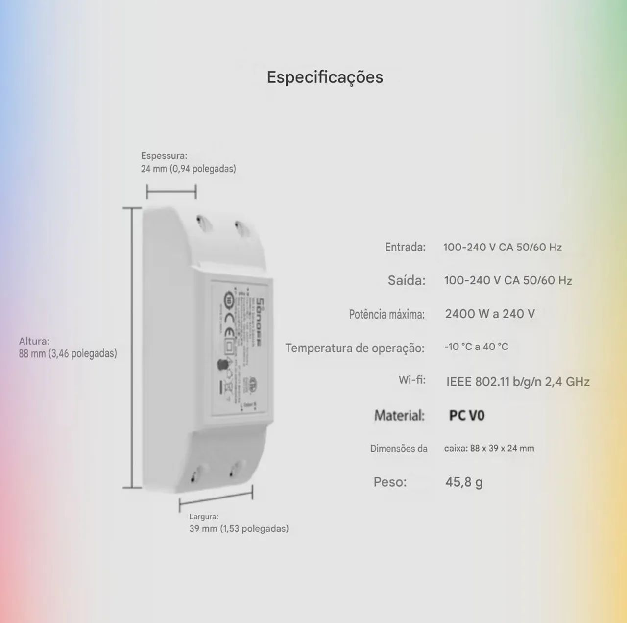 Sonoff basicr4 wi-fi interruptor inteligente - Foto 4