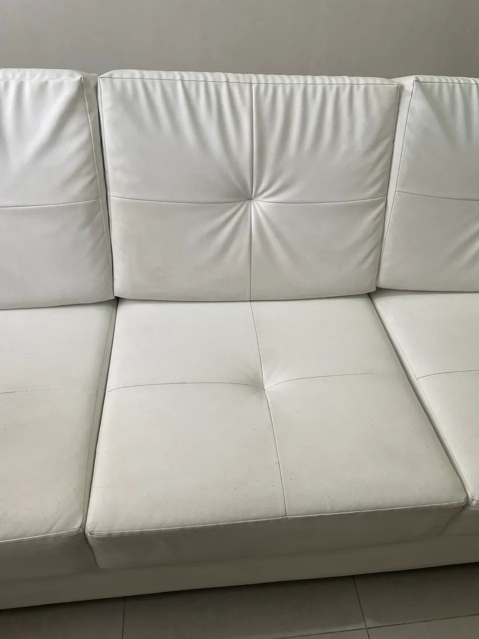 SOFÁ BRANCO CORINO 2,30  - Foto 3