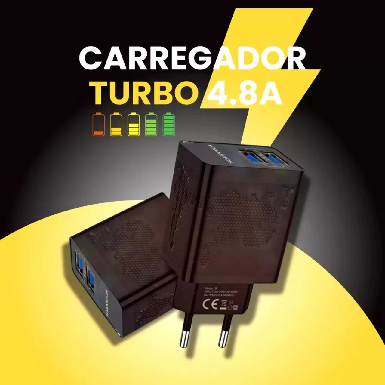 Carregador micro USB V8 HMASTON Original 