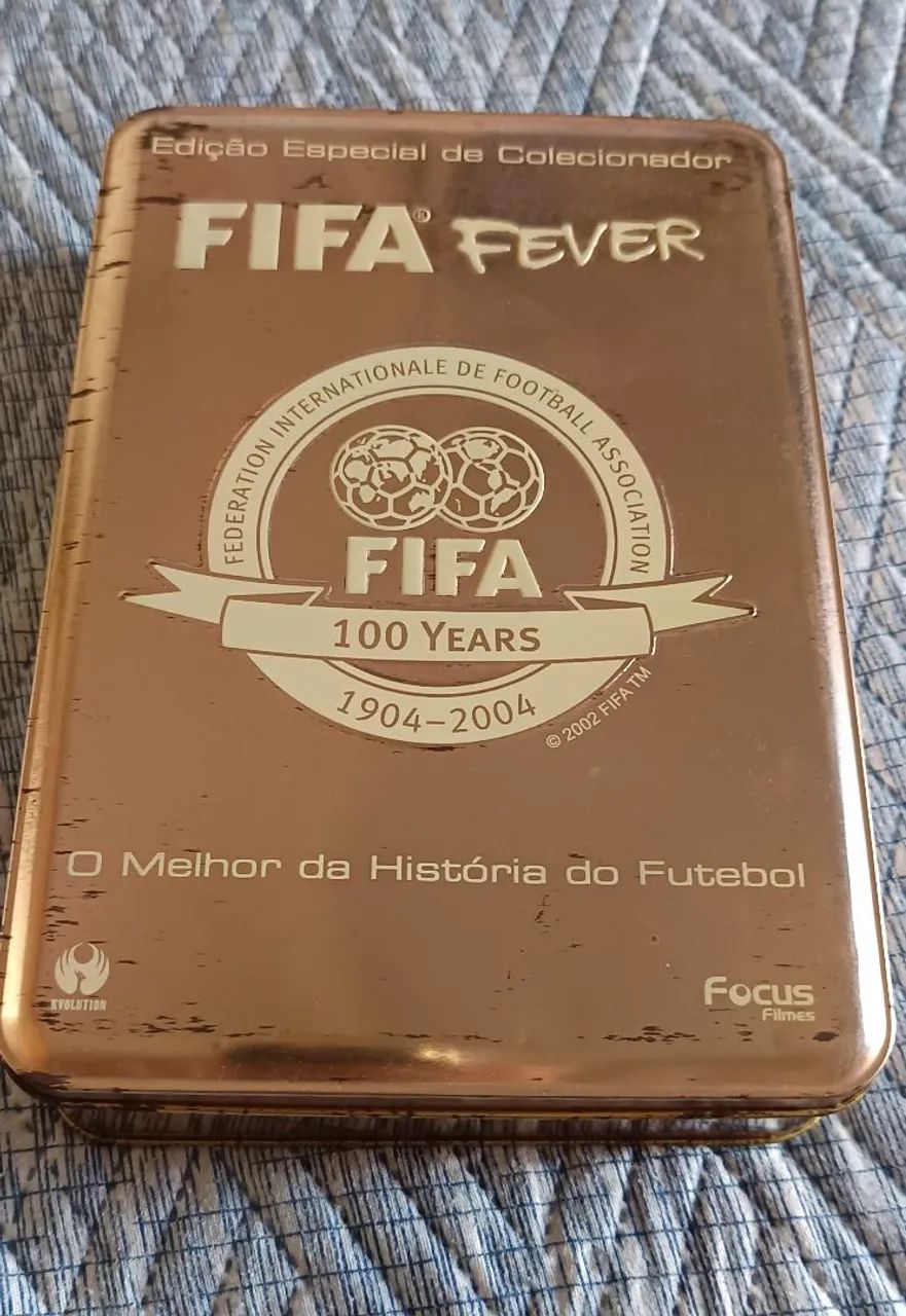 Caixa comemorativa Fifa 100 anos 