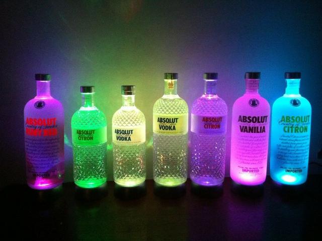 Bases Led Colorida P/garrafas Copos Vasos Cristais