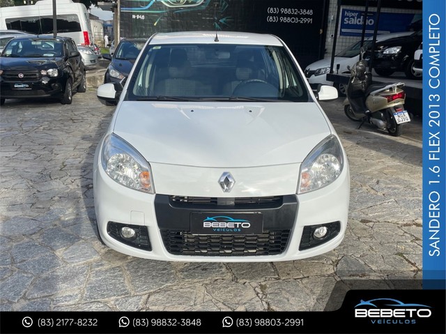 SANDERO 1.6 FLEX 2013 COMPLETO