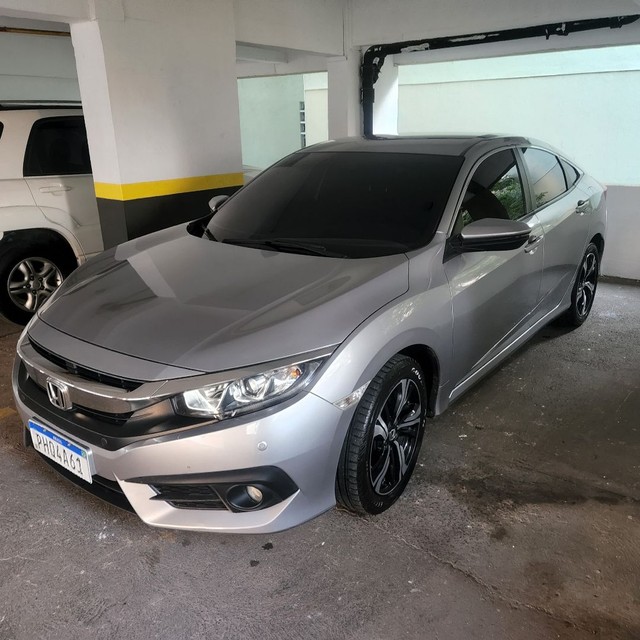 Honda Civic EXL 2.0 AT 2019 Prata  - Foto 3