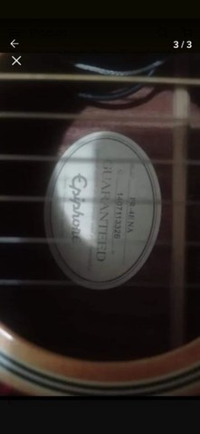 Oportunidade, Vendo Violão Ephifone  Com Braço De Guitarra,  - Foto 3