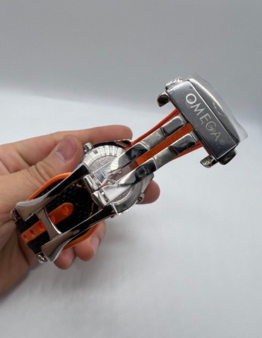 Relógio Omega SeaMaster Automático Laranja Novo - Foto 5