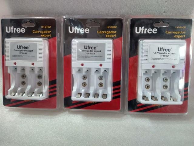 Carregador uf8102 carregamento de Baterias e pilhas ufree