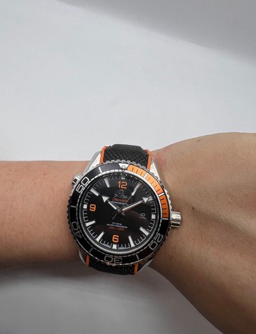 Relógio Omega SeaMaster Automático Laranja Novo - Foto 2
