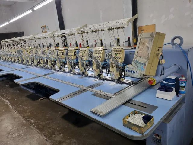 Maquina de bordado industrial tang 18 cabeças  - Foto 5