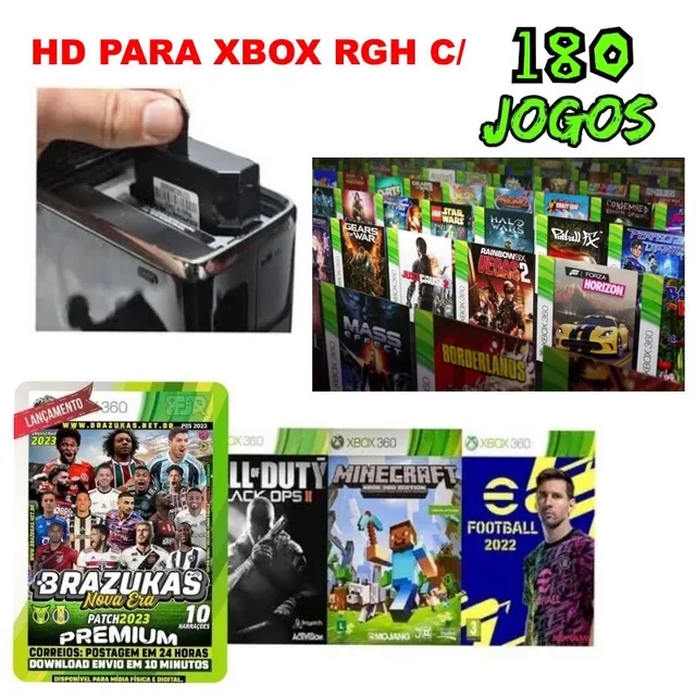 Emuladores xbox 360 rgh  +50 anúncios na OLX Brasil