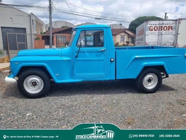 Ford F75, ano 1974, cambio manual, 6 cilindros, placa preta de colecionador, impecavel.  - Foto 7
