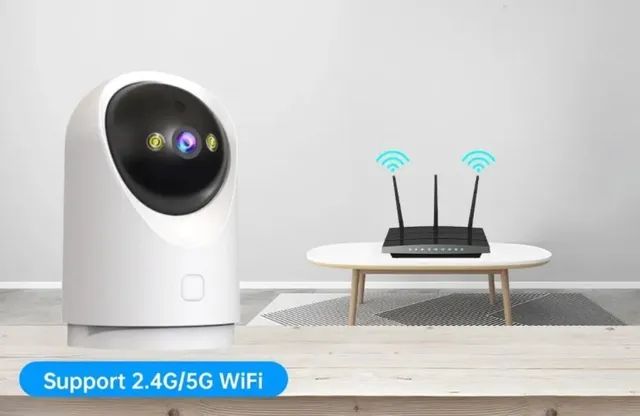 Câmera De Segurança Interna Wifi 5g Visão Noturna Jooan - Foto 3