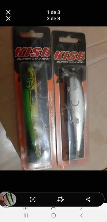 Isca tipo kisu (cada uma) 