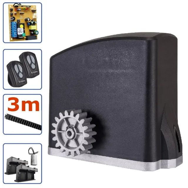 Kit Motor de Portão Eletrônico Garen Kdz FIT 1/4Hp 400Kg Automatizador Automático - Foto 2