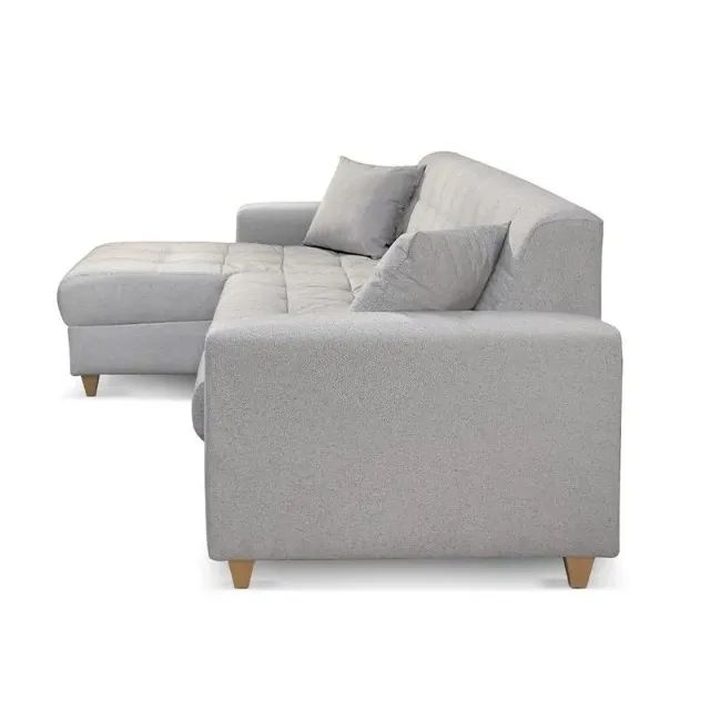 sala sofa diva 3 lugares tecido linho  - Foto 3