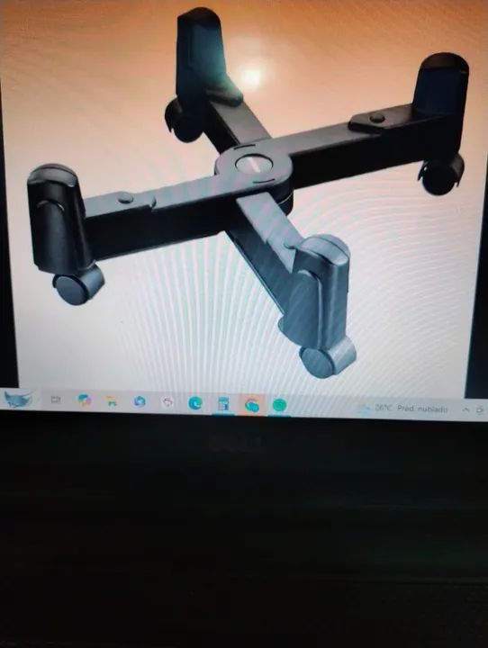 suporte de computador com regulagem e  rodizio - Foto 2
