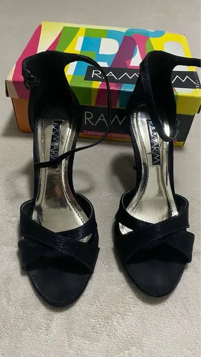 Sandália Ramarim com strass nº39