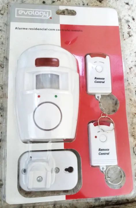 Alarme Sem Fio Evology Sensor Sirene + 2 Controles - Lacrado - Foto 2
