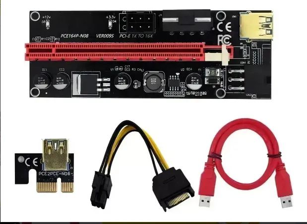 Placa Riser Card Ver 009s Usb 3.0 Pci-e 1xto16x  - Foto 2