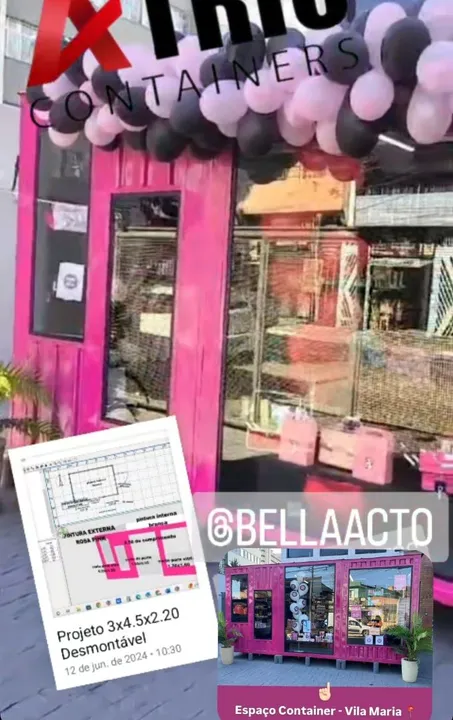 Container comercial lojas e conveniência