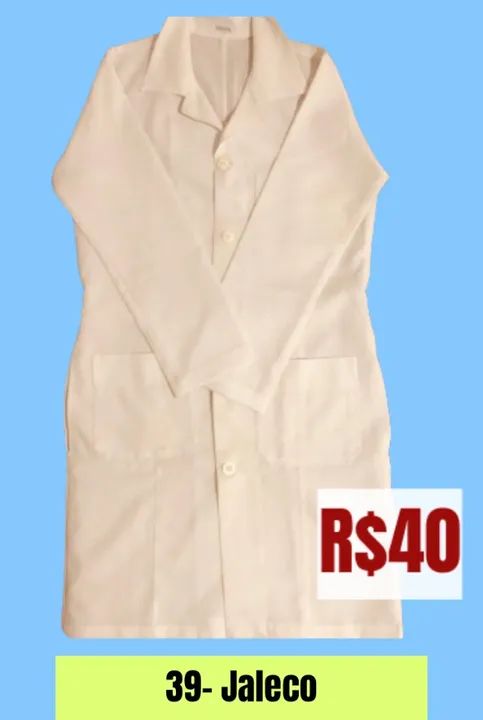 Jaleco em branco da Banzai M