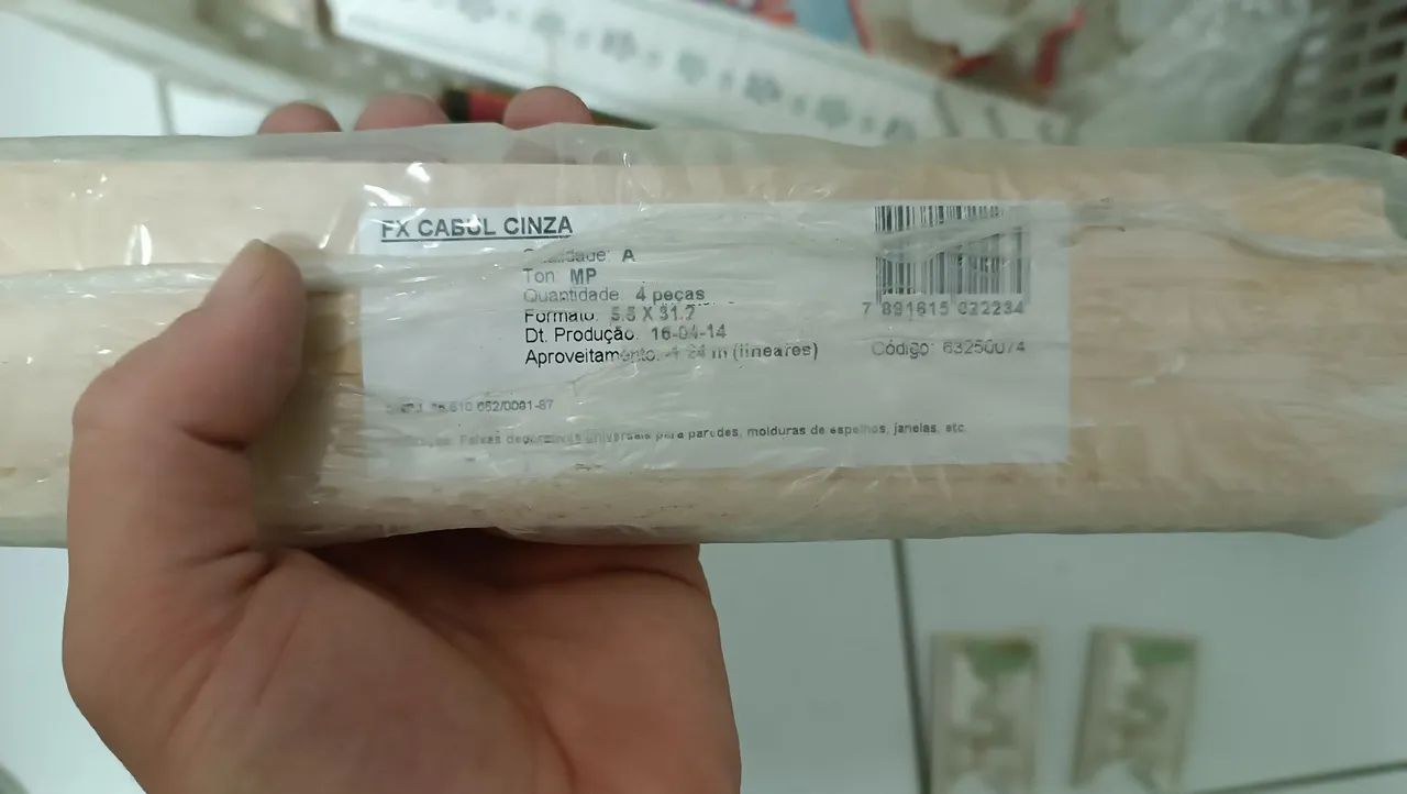 Faixa decorativa cinza cabul - Foto 2