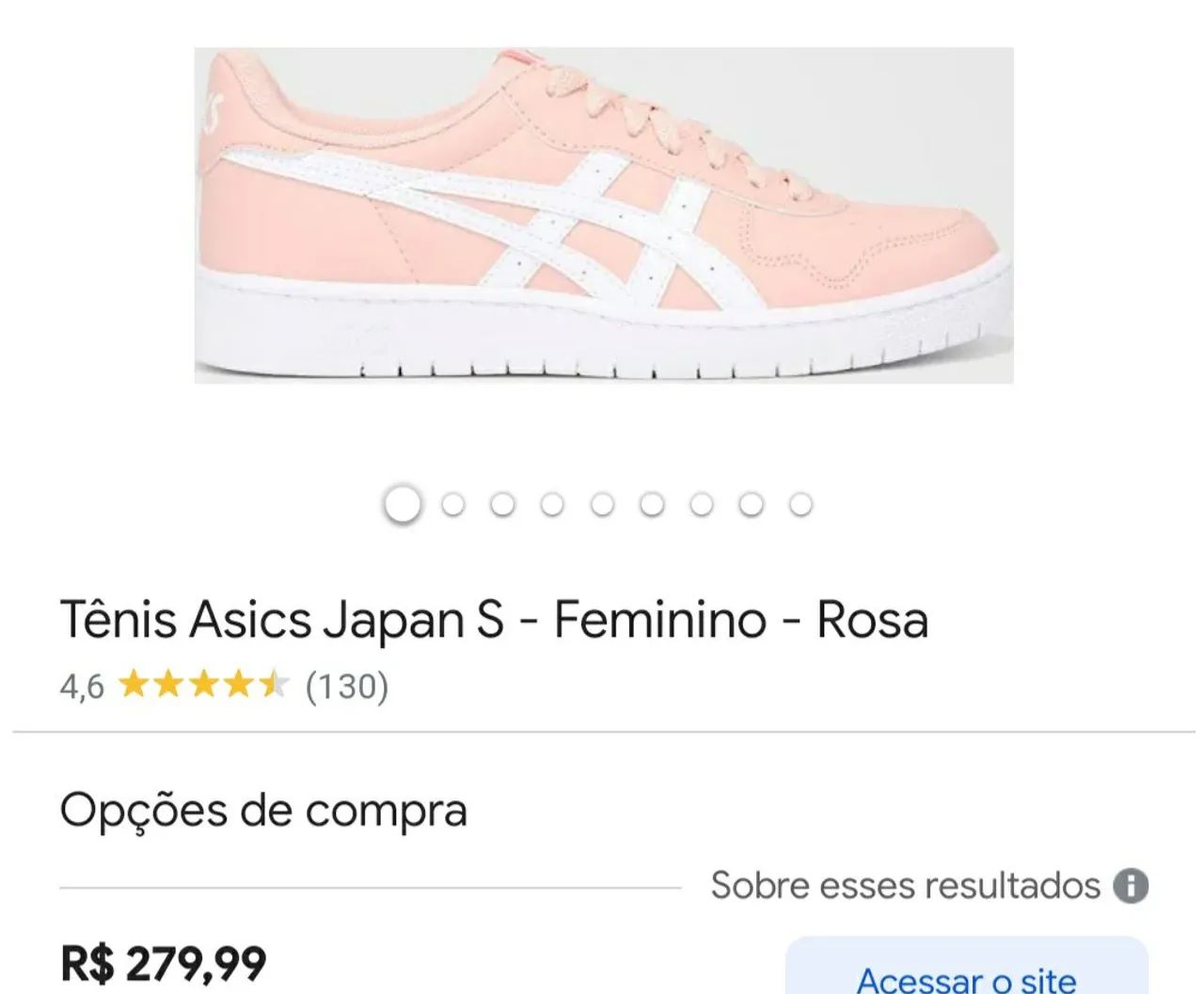 Vendo Asics em ótimo estado usado 1 vez
