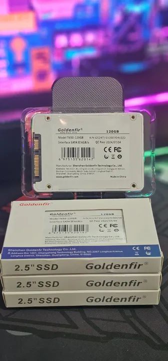 SSD Sata 120GB Goldenfir (Novo) / Unidade - Foto 4