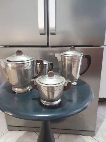 Jogo de cafe banhado a prata envio para todo o Brasil  - Foto 2