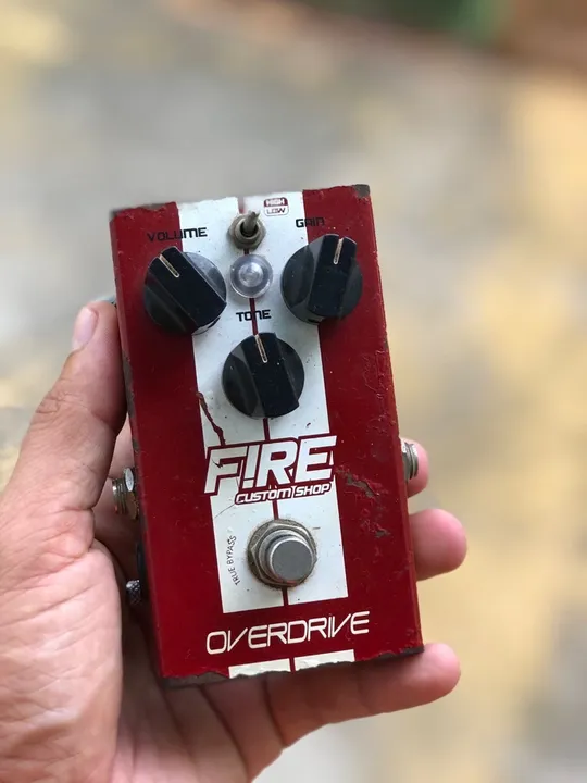 Pedal Overdrive Fire Custom Shop