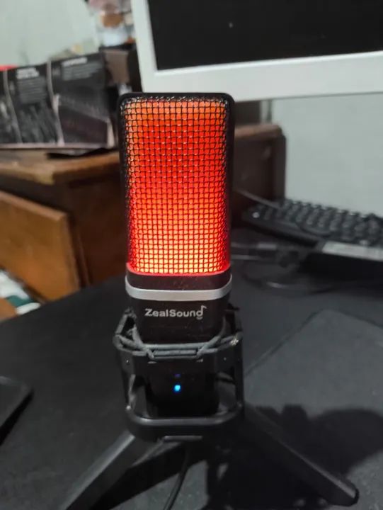 Microfone RGB + tripé + braço articulado - Foto 3