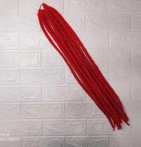 Kanekalon Jumbo Trançado - Cor ( Vermelho ) - Foto 3