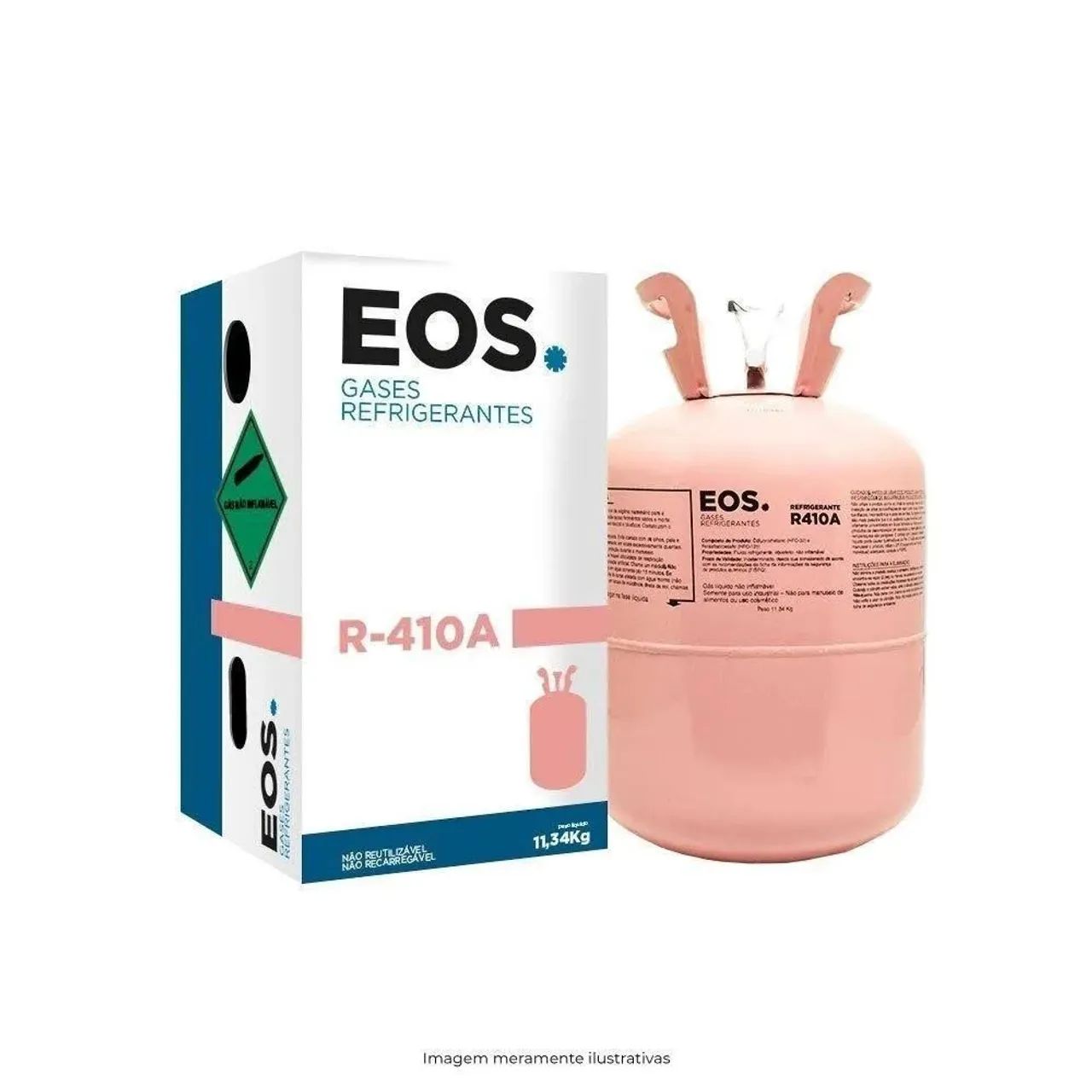 Gás Refrigerante R410a EOS Cilindro de 11,34Kg - Foto 2