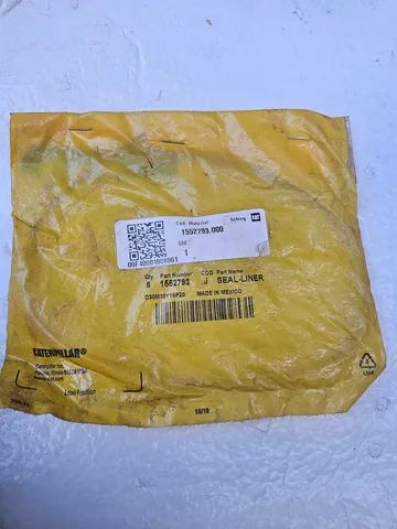 Anel vedação camisas motor caterpillar c18 c27 c32 original 1552793 - Foto 2