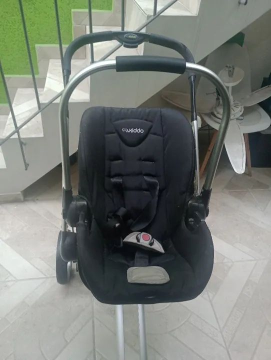 Carrinho de bebê Kiddo + bebê conforto  - Foto 4