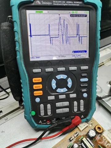 Osciloscópio minipa 200mgz e multímetro portátil  - Foto 5