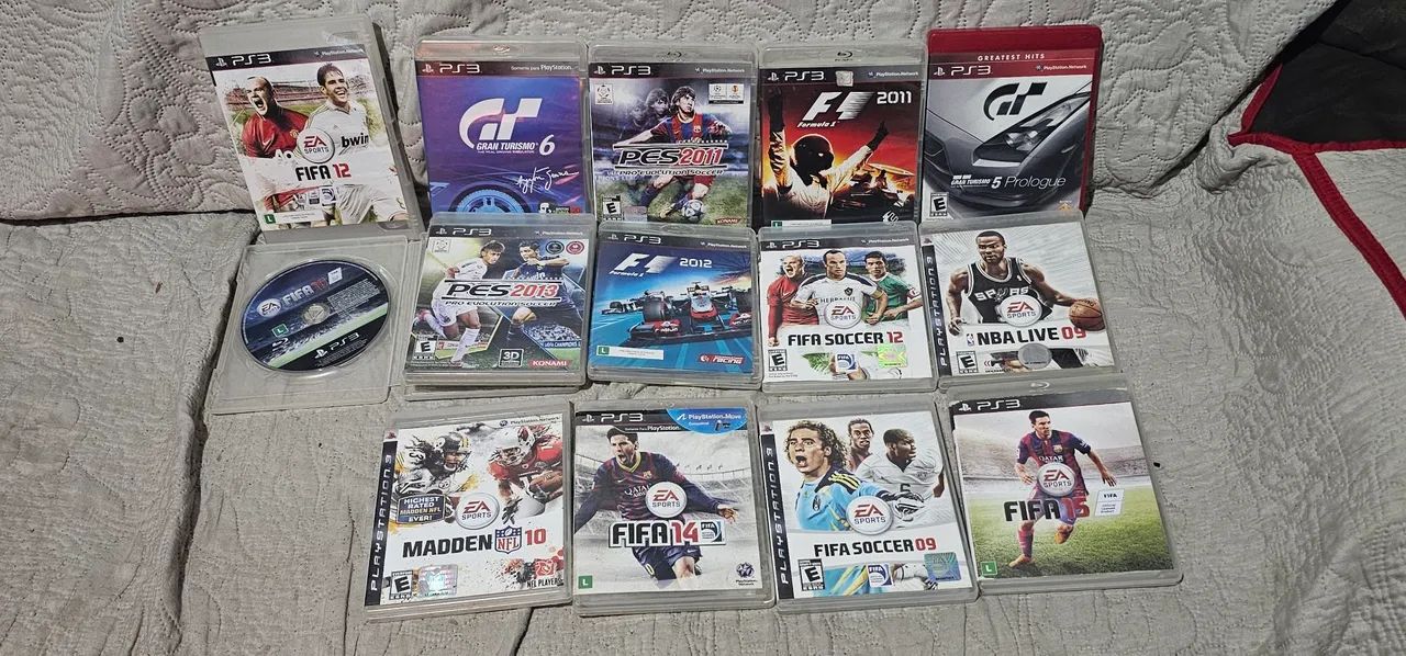 JOGOS PS3 ORIGINAL ESPORTES LOTE COM 14 JOGOS. 39 CADA JOGO NA COMPRA LOTR - Foto 3