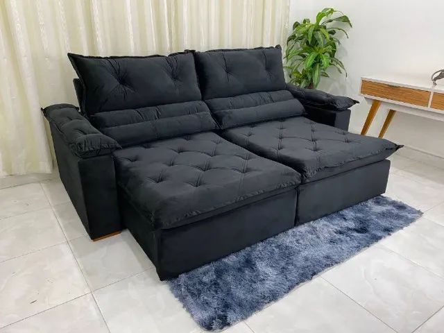 Sofá Retrátil e Reclinável Bistec - Foto 3