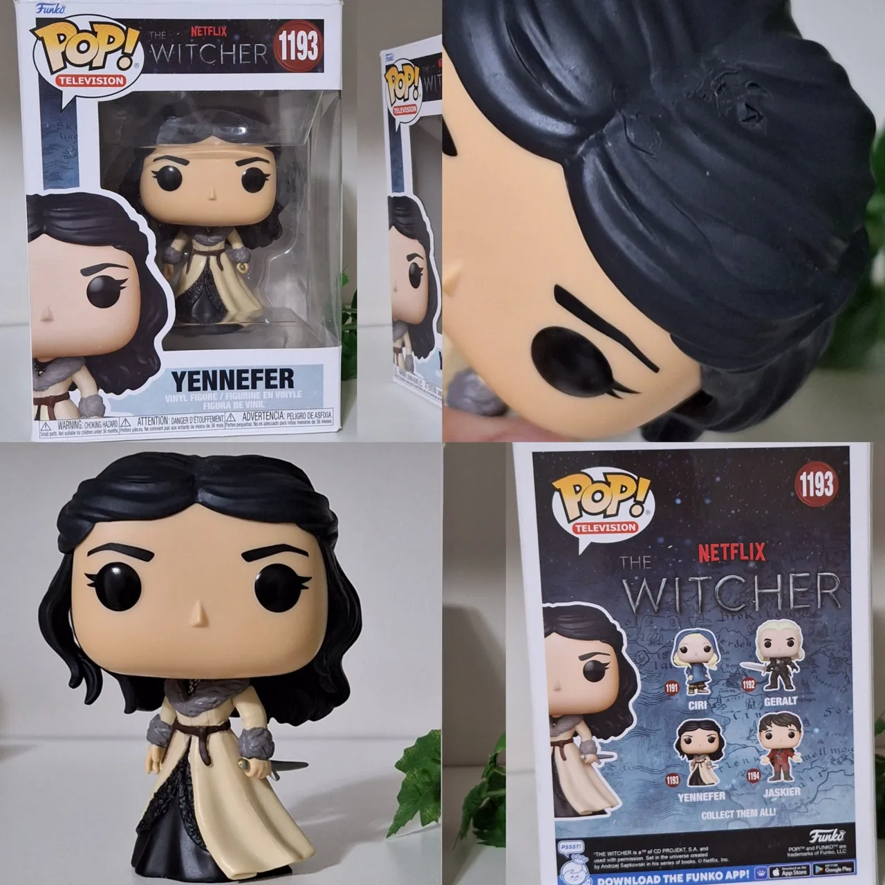 funko pop yennefer (detalhe no cabelo)