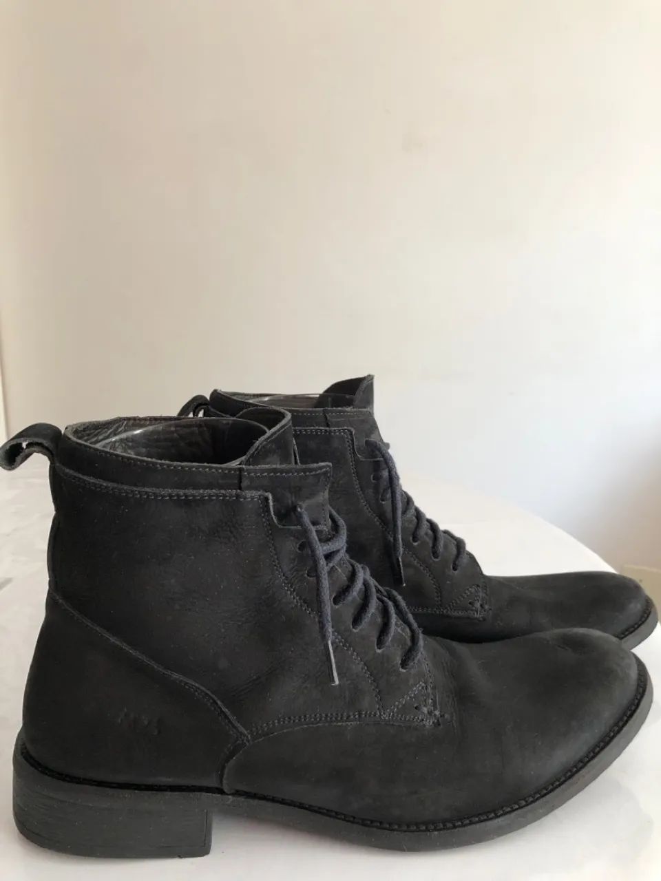 Botas de couro pretas - Foto 4