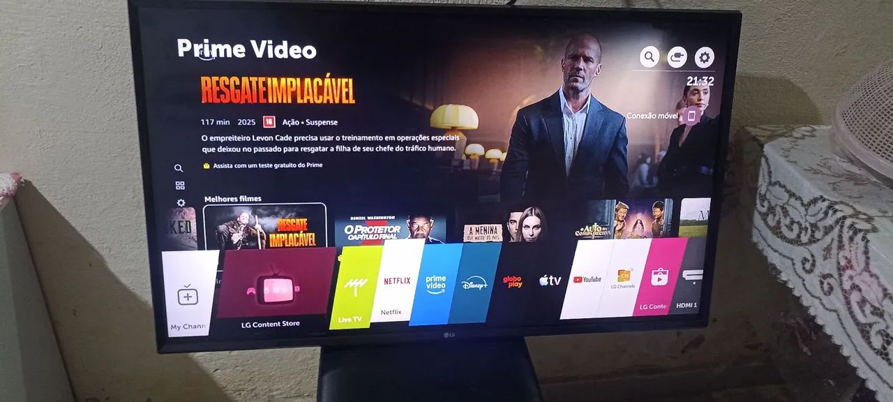 Tv LG smart 43 polegadas bluetooth Wi-Fi espelhamento 