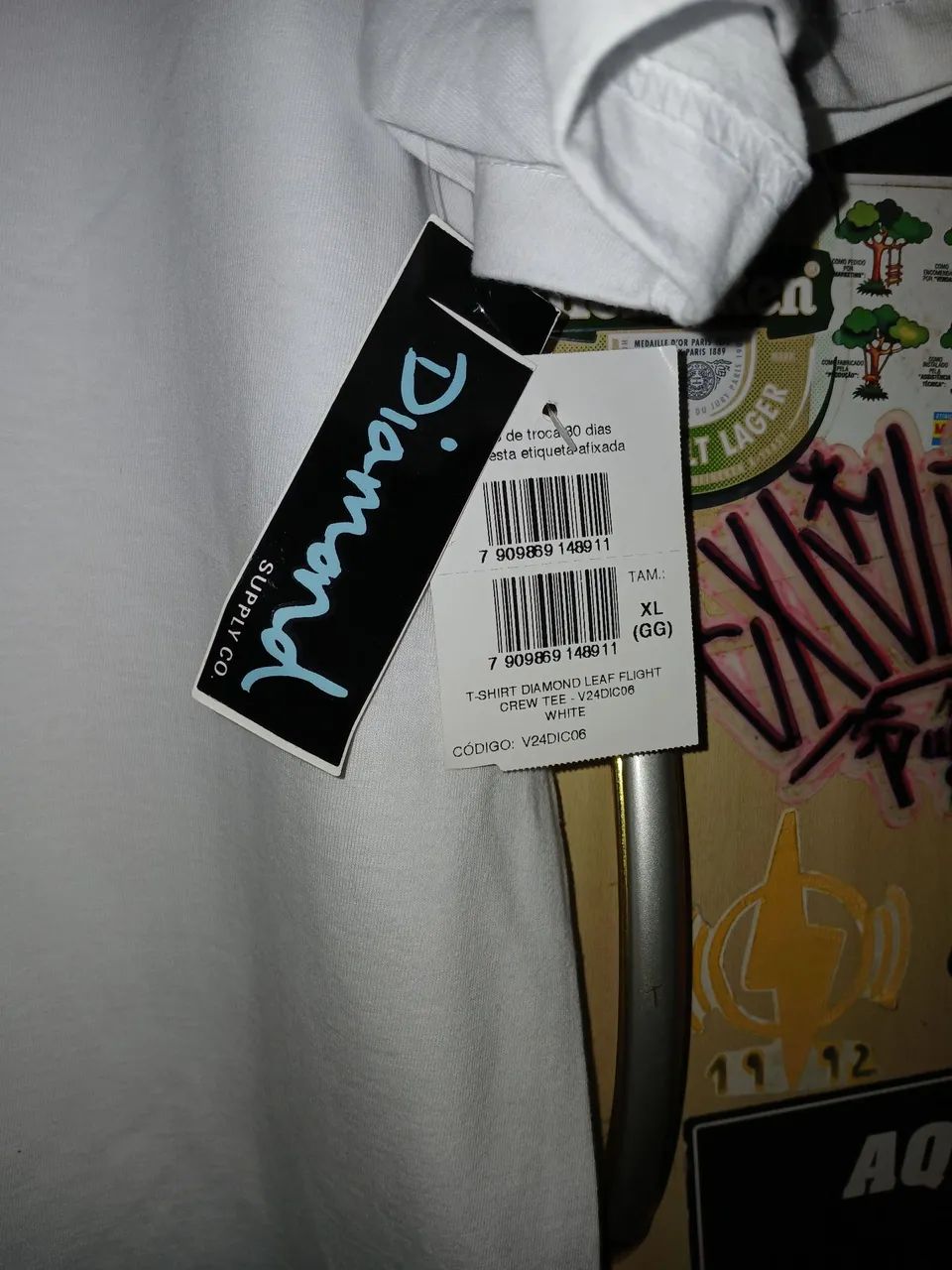 Camiseta Diamond XG com Estampa de Pena - Foto 4