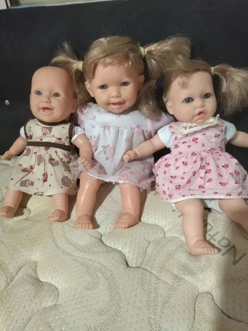 3 Bonecas Bebês para Coleção