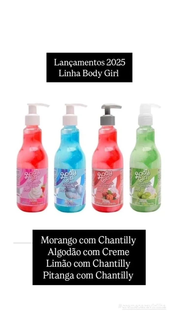 Creme para as mãos Body Girl - Edição Limitada