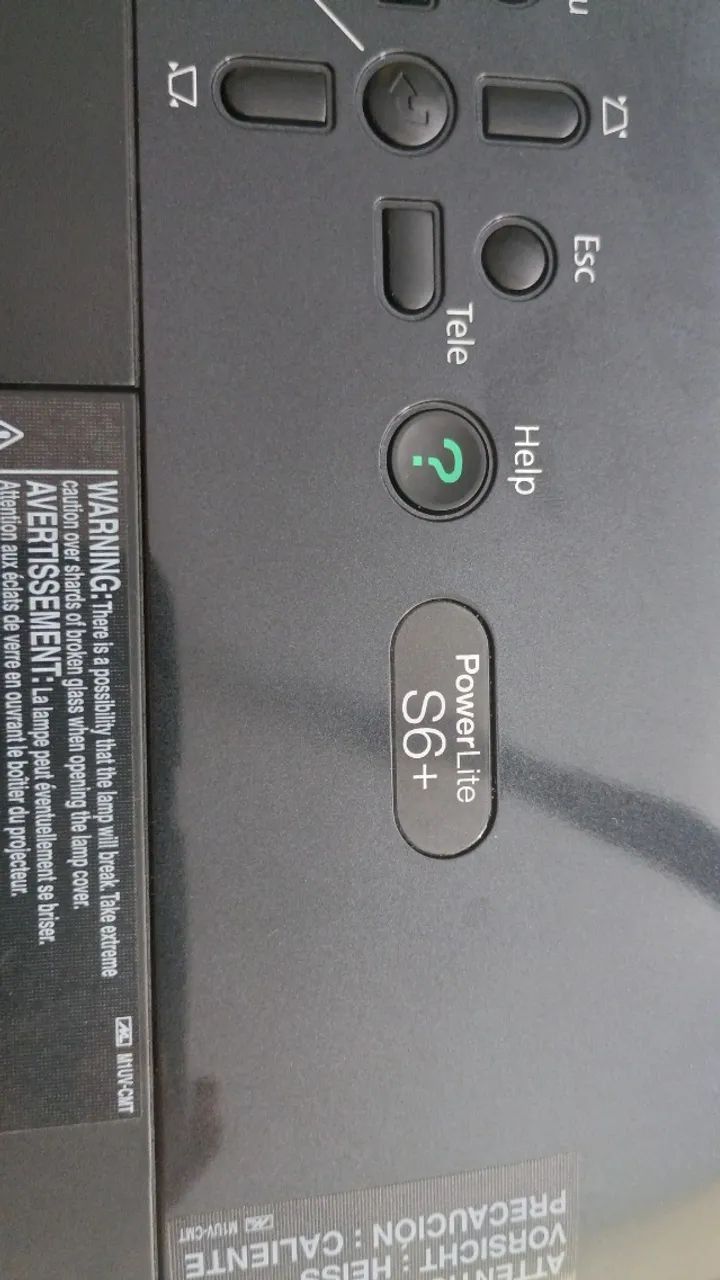 Retroprojetor Epson Power lite S6 Com Defeito - Foto 5