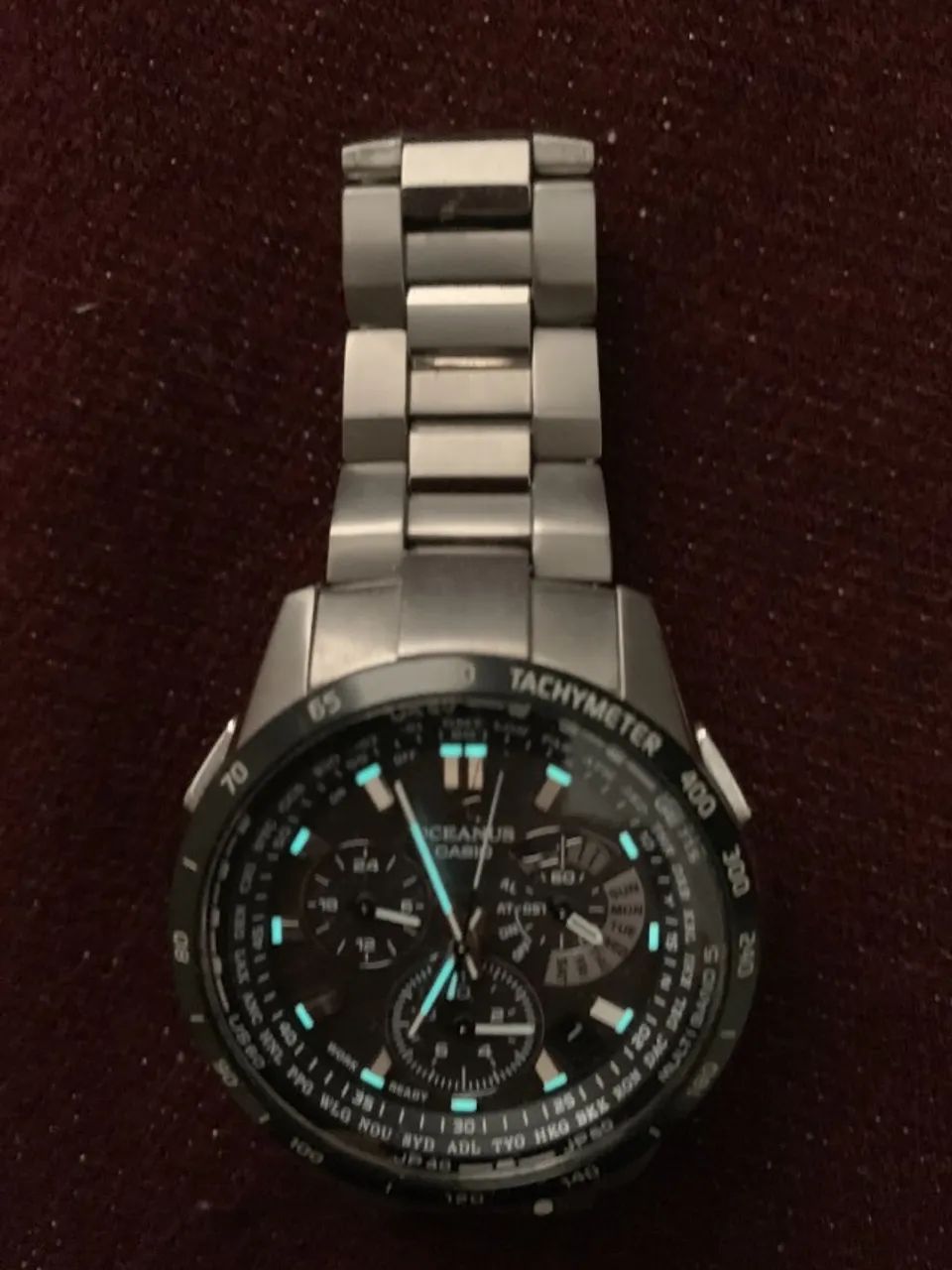 Oceanus - Casio - modelo OCW-M7000 (importado - Japao)  - Foto 4