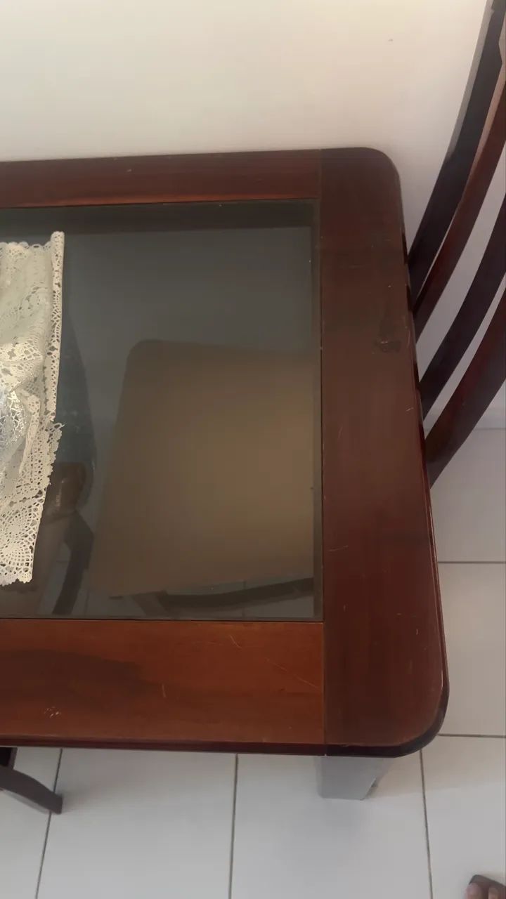 Mesa grande com 6 cadeiras 64352682113153121