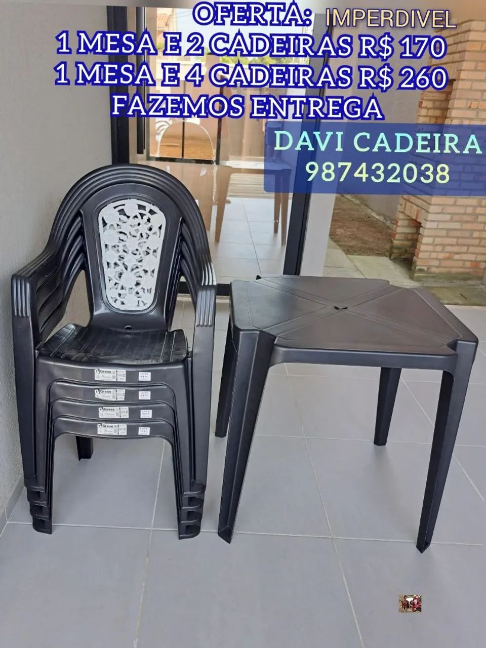 CADEIRAS DIANA SG - ENTREGO HOJE 