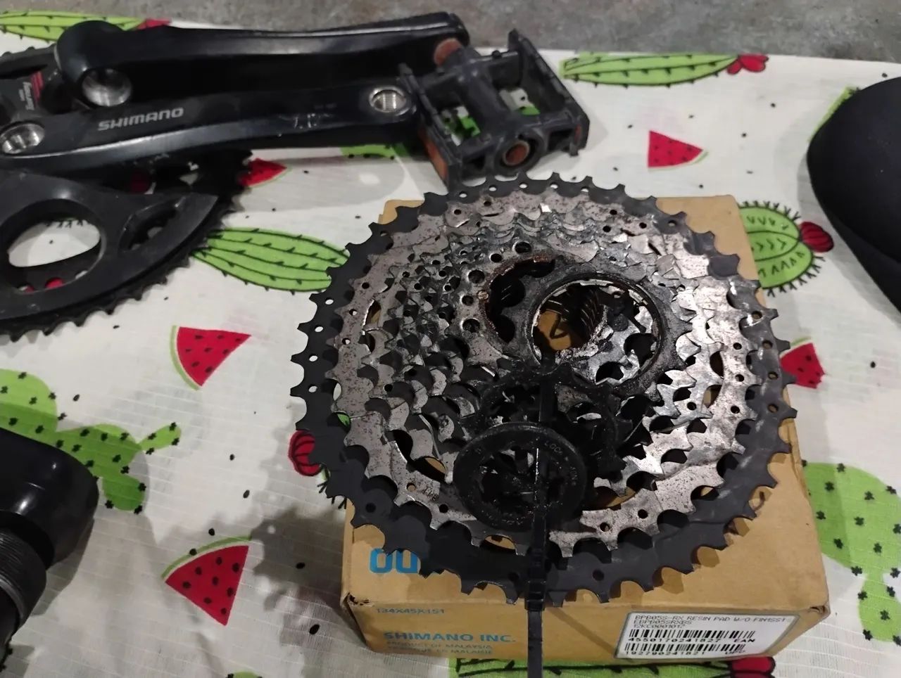 Guidões de Bicicleta e Relação de marcha shimano - Foto 6